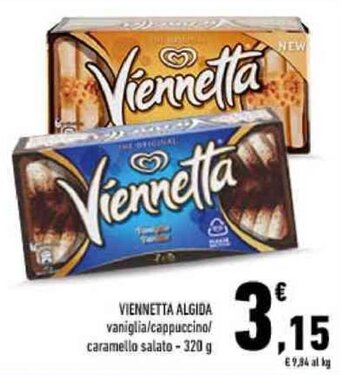 Conad VIENNETTA ALGIDA vaniglia/cappuccino/ caramello salato - 320 g offerta