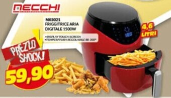Risparmio Casa NECCHI FRIGGITRICE ARIA DIGITALE 1500W offerta