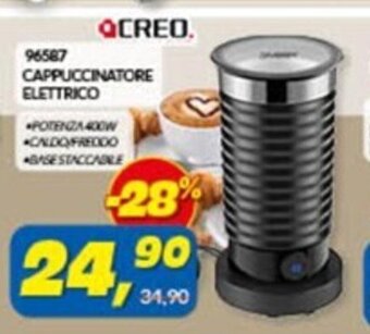 Risparmio Casa CREO Cappuccinature Elettrico offerta