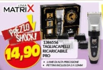 Risparmio Casa TAGLIACAPELLI RICARICABILE PRO offerta