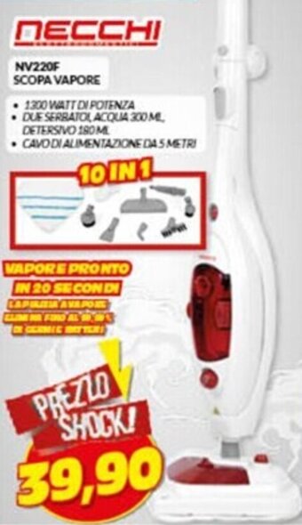 Risparmio Casa NECCHI SCOPA VAPORE offerta