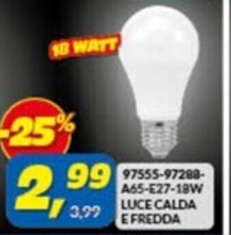 Risparmio Casa LUCE CALDA EFREDDA offerta