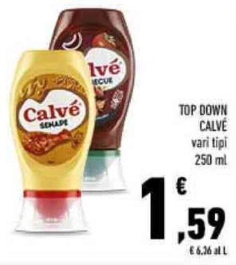 Conad TOP DOWN CALVE vari tipi 250 ml offerta