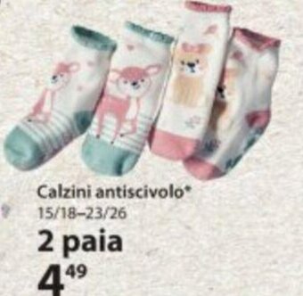 NKD Calzini antiscivolo* 15/18-23/26 2 paia offerta