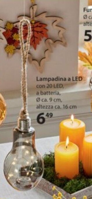 NKD Lampadina a LED con 20 LED, offerta