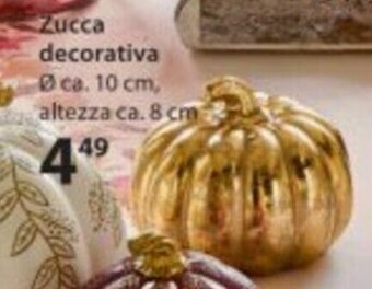 NKD Zucca decorativa Ø ca. 10 cm offerta