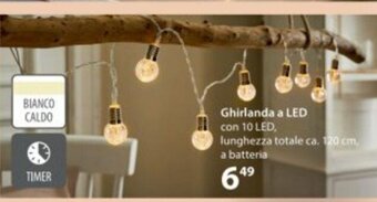 Ghirlanda a LED con 10 LED