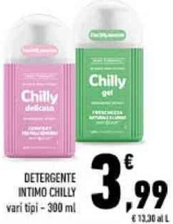 Conad DETERGENTE INTIMO CHILLY vari tipi - 300 ml offerta