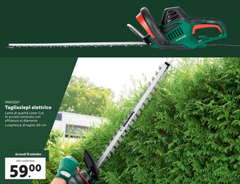 Lidl PARKSIDEⓇ Tagliasiepi elettrico offerta