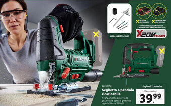 Lidl PARKSIDEⓇ Seghetto a pendolo ricaricabile offerta