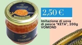 Imitazione di uova di pesce "KETA", 200g VOMOND