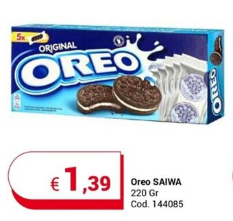 Centro Cash Oreo SAIWA 220 Gr offerta