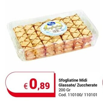 Sfogliatine Midi Glassate/ Zuccherate 200 Gr