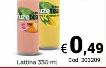 Centro Cash Fuze tea Lattina 330 ml offerta