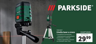 Lidl PARKSIDEⓇ Livella laser a croce offerta