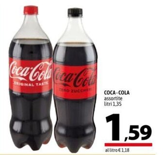 A&O COCA-COLA assortite litri 1,35 offerta