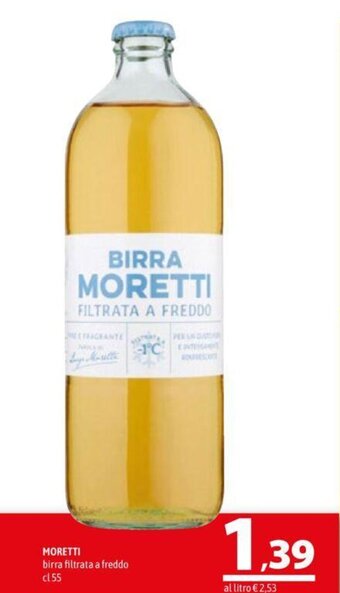 A&O MORETTI birra filtrata a freddo cl 55 offerta