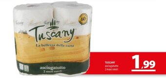 A&O TUSCANY asciugatutto 2 maxi rotoli offerta