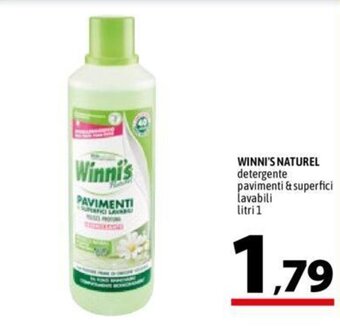 WINNI'S NATUREL detergente pavimenti & superfici lavabili litri 1