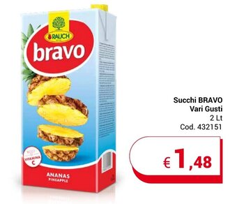 Centro Cash Succhi BRAVO Vari Gusti 2 Lt offerta
