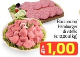 SuperW Bocconcini/ Hamburger di vitello offerta