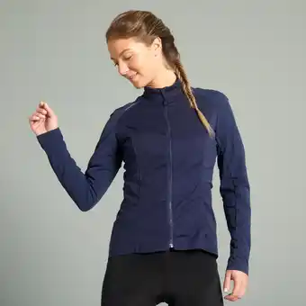 Decathlon Giacca antivento mtb donna blu offerta