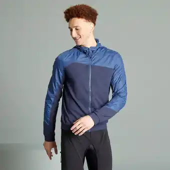 Decathlon Giacca antivento mtb uomo blu offerta