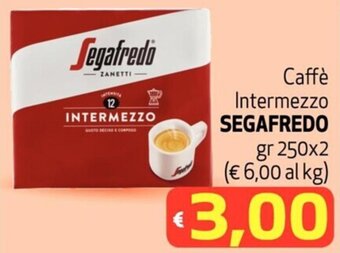 SuperW Caffè Intermezzo SEGAFREDO gr 250x2 offerta