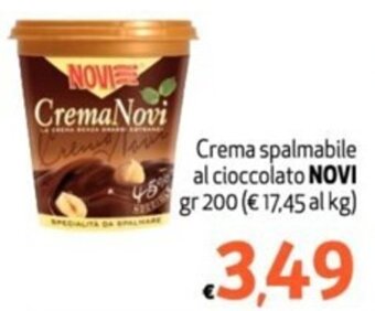 Crema spalmabile al cioccolato NOVI gr 200