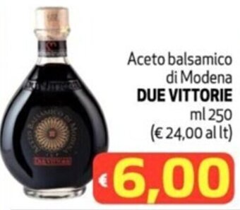 Aceto balsamico di Modena DUE VITTORIE ml 250