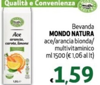 Bevanda MONDO NATURA ml 1500