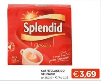 Mercatò CAFFÈ CLASSICO SPLENDID gr.250x2 offerta