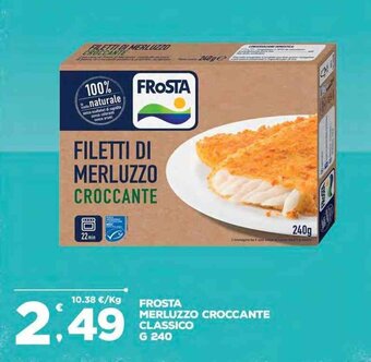 Deco Supermercati FROSTA MERLUZZO CROCCANTE CLASSICO G 240 offerta