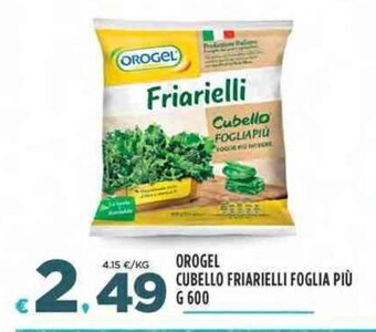 Deco Supermercati OROGEL CUBELLO FRIARIELLI FOGLIA PIÙ G 600 offerta