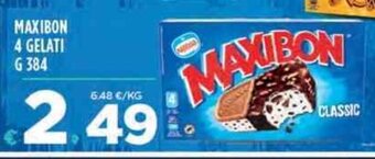 Deco Supermercati MAXIBON 4 GELATI G 384 offerta