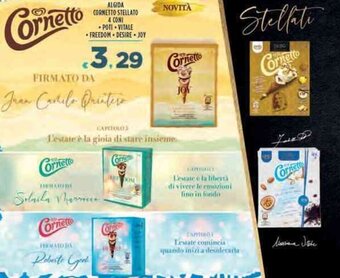 Deco Supermercati ALGIDA CORNETTO STELLATO 4 CONI offerta