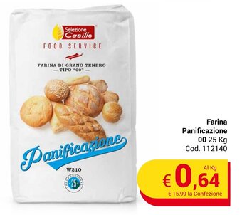 Centro Cash Farina Panificazione 00 25 Kg offerta