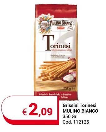 Centro Cash Grissini Torinesi MULINO BIANCO 350 Gr offerta