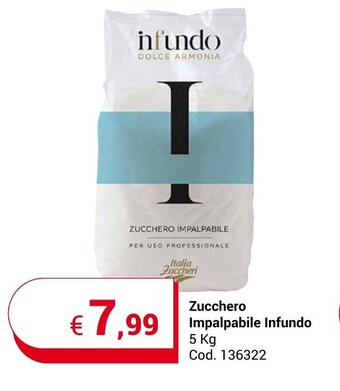 Centro Cash Zucchero Impalpabile Infundo 5 kg offerta