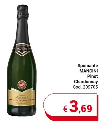 Centro Cash Spumante MANCINI Pinot Chardonnay offerta