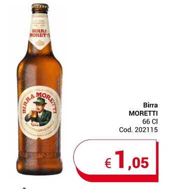 Centro Cash Birra MORETTI 66 Cl offerta