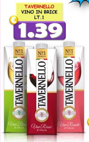 TAVERNELLO VINO IN BRICK LT. 1
