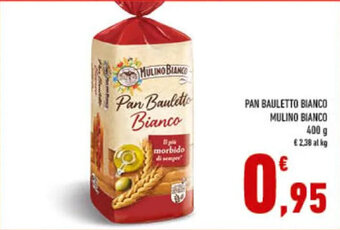 Conad PAN BAULETTO BIANCO MULINO BIANCO 400 g offerta