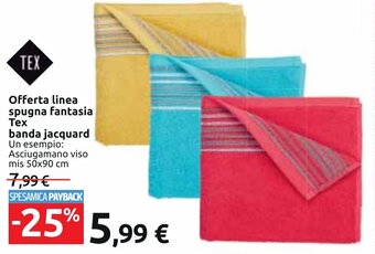 Carrefour TEX Offerta linea spugna fantasia Tex 50 x 90 cm offerta