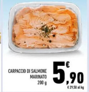 Conad CARPACCIO DI SALMONE MARINATO 200 g offerta