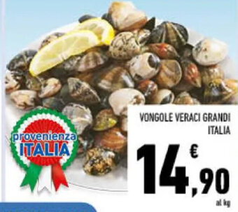 Conad VONGOLE VERACI GRANDI ITALIA offerta