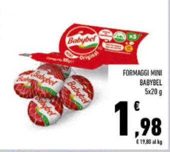 Conad FORMAGGI MINI BABYBEL 5x20 g offerta
