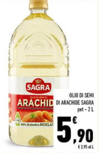 Conad OLIO DI SEMI ARACHID DI ARACHIDE SAGRA 2 L offerta
