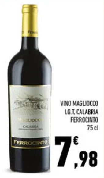 Conad VINO MAGLIOCCO I.G.T. CALABRIA FERROCINTO 75 cl offerta