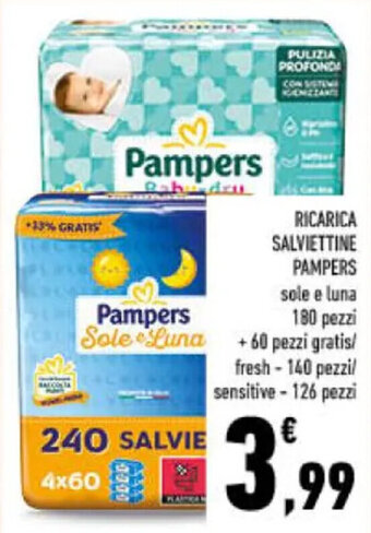 Conad RICARICA SALVIETTINE PAMPERS offerta